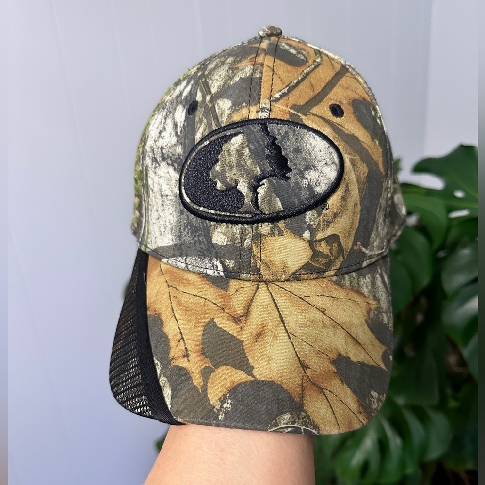 ✔️Stretch Mossy Oak camouflage hat Size L/XL excellent condition